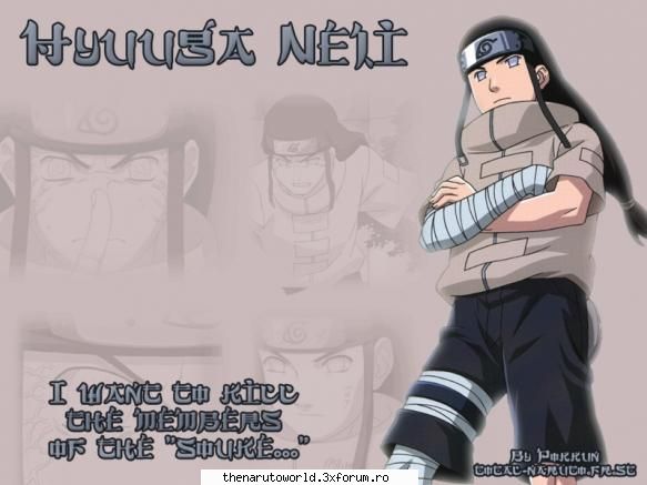 neji hyuga personaj lui hinata abilitawti puterniq personaj special acesta l`a ajutat mlt naruto... Tenshi *admin*