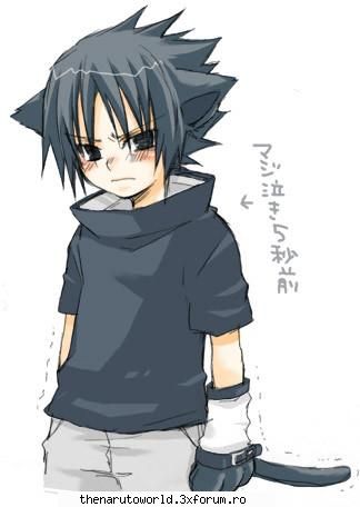 sasuke uchiha just love kitty sasuke S~KiTTy