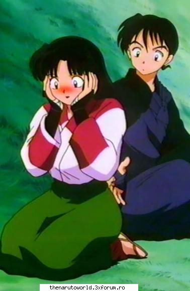 cele mai reushite perechi anime:d shi mie imi place sango miroku