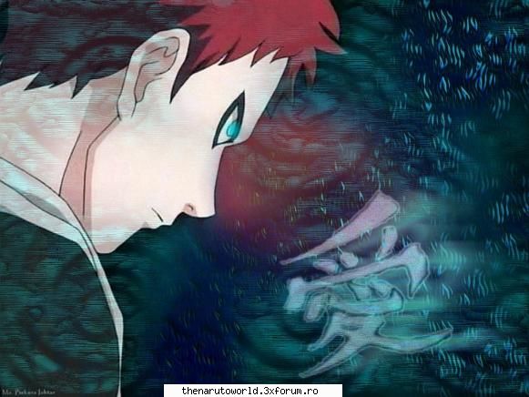 gaara the sand meu din anime