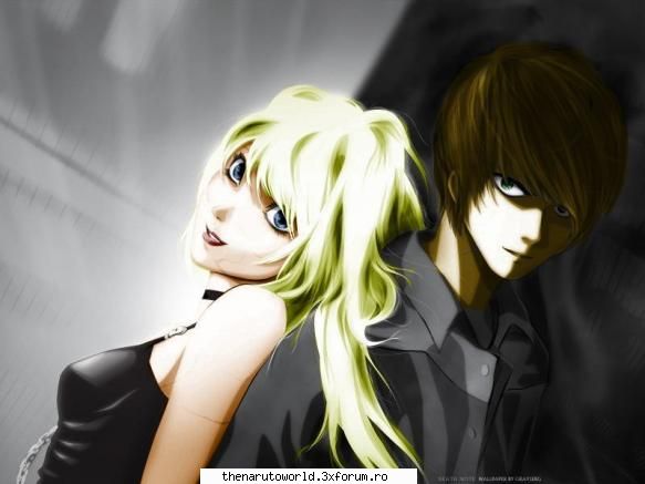 Cele mai reushite perechi anime:D - Misa si Light din Death Note - Anime things