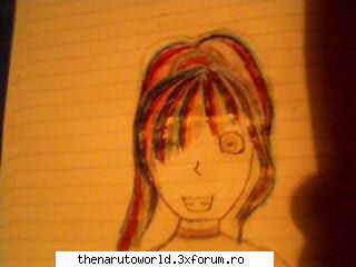 Desenele voastre - Si ultima, o adolescenta cu par multi-color - the ART