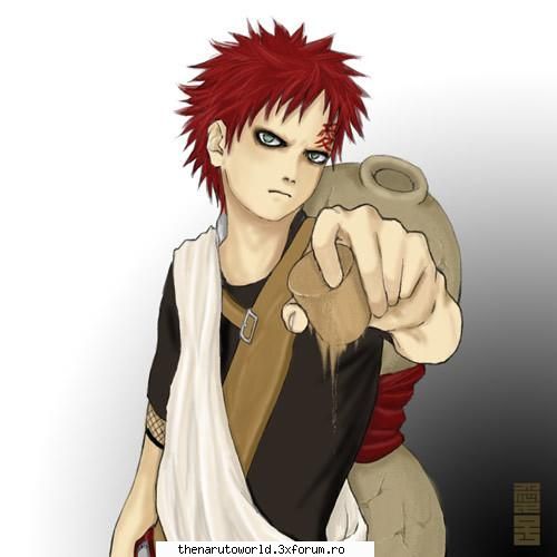 Gaara of the Sand - ce n-ai da tu sa fi cu el :)):))=)) BTW iti trec - NARUTO