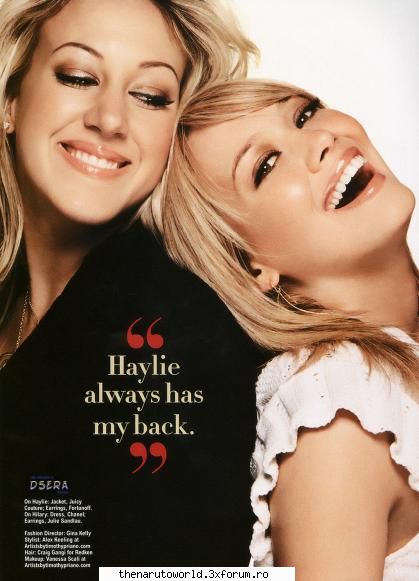 Hilary Duff - Cu sora ei Hayle - Actori