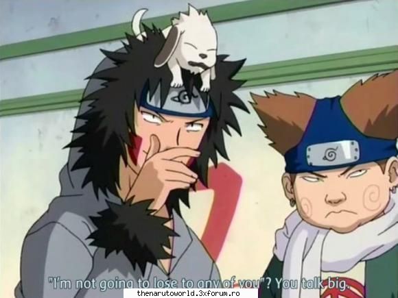 Kiba and Akamaru - poate se atinge knva de el k a inkurkat-o :x - NARUTO