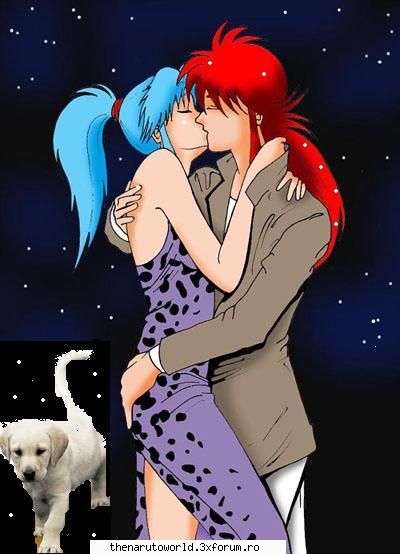 Kurama - cu botan...snt sweet aman2 - Yu`Yu Hakusho