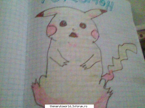 My personal draws - pokemon pikatchu :D - the ART