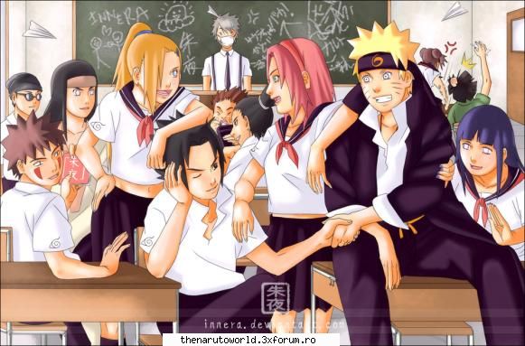 school started for poovre poze anime`ul naruto