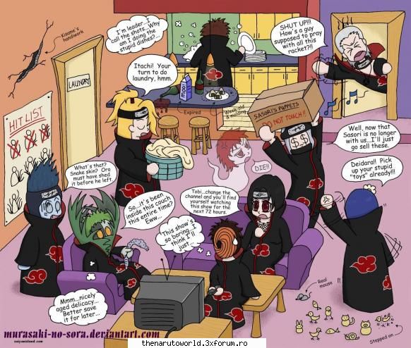 si una cu akatsuki poze anime`ul naruto