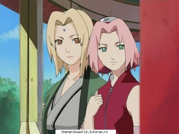 Sakura Haruno - cu tsunade frum 2 - NARUTO